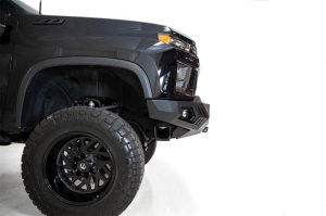 Chevrolet Silverado 3500 Bumper - Front - Addictive Desert Designs - Stealth Fighter - Hammer Black with Satin Black Panels - `20-`27 Chevrolet Silverado 3500 Bumper - Front - Addictive Desert Designs - Stealth Fighter - Hammer Black with Satin Black Panels - `20-`27